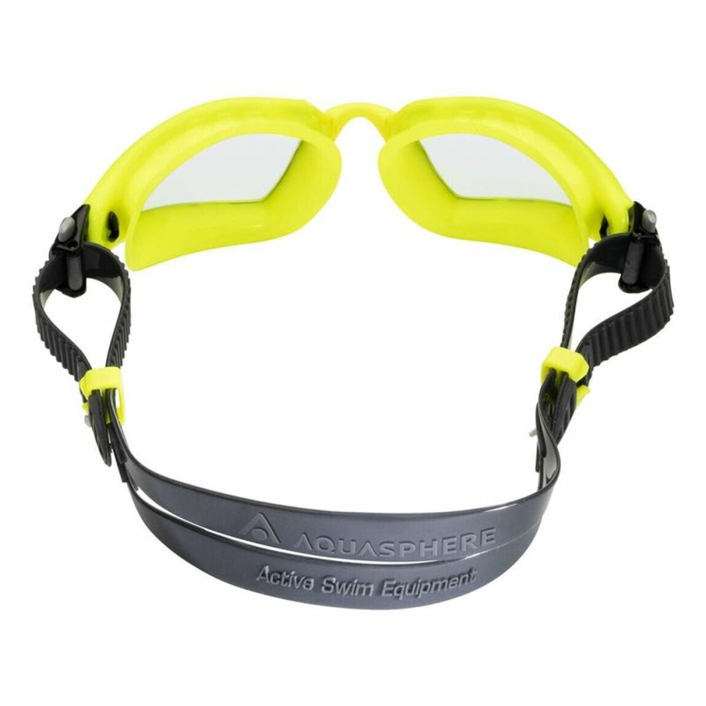 Lunettes de bain pour adultes Aqua Sphere Kayenne Pro Clear Jaune Noir Taille unique