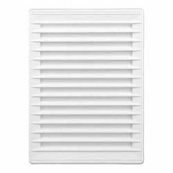 Ventilation grille EDM 87733 White 13,7 x 20,7 cm Mosquito net