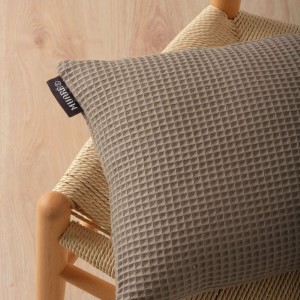 Cushion cover Belum Waffle Walnut 30 x 50 cm