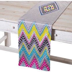 Chemin de Table Alexandra House Living Multicouleur Textile 180 x 30 cm Velours