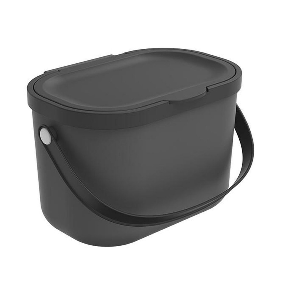 Bucket container Rotho Anthracite Recycled plastic