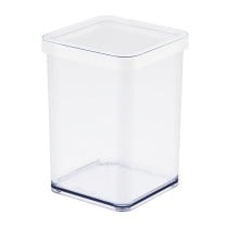 Bucket container Rotho White Transparent Plastic