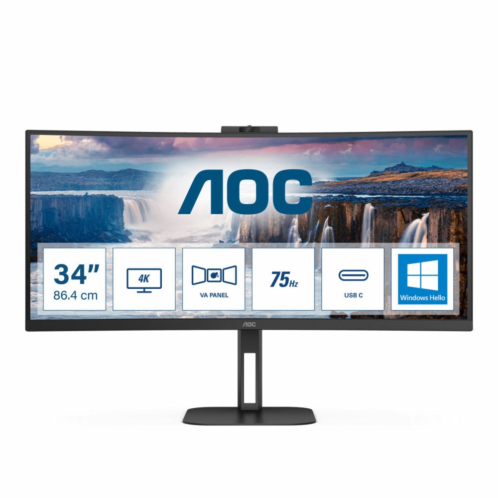 Écran AOC CU34V5CW/BK 34" LED VA AMD FreeSync