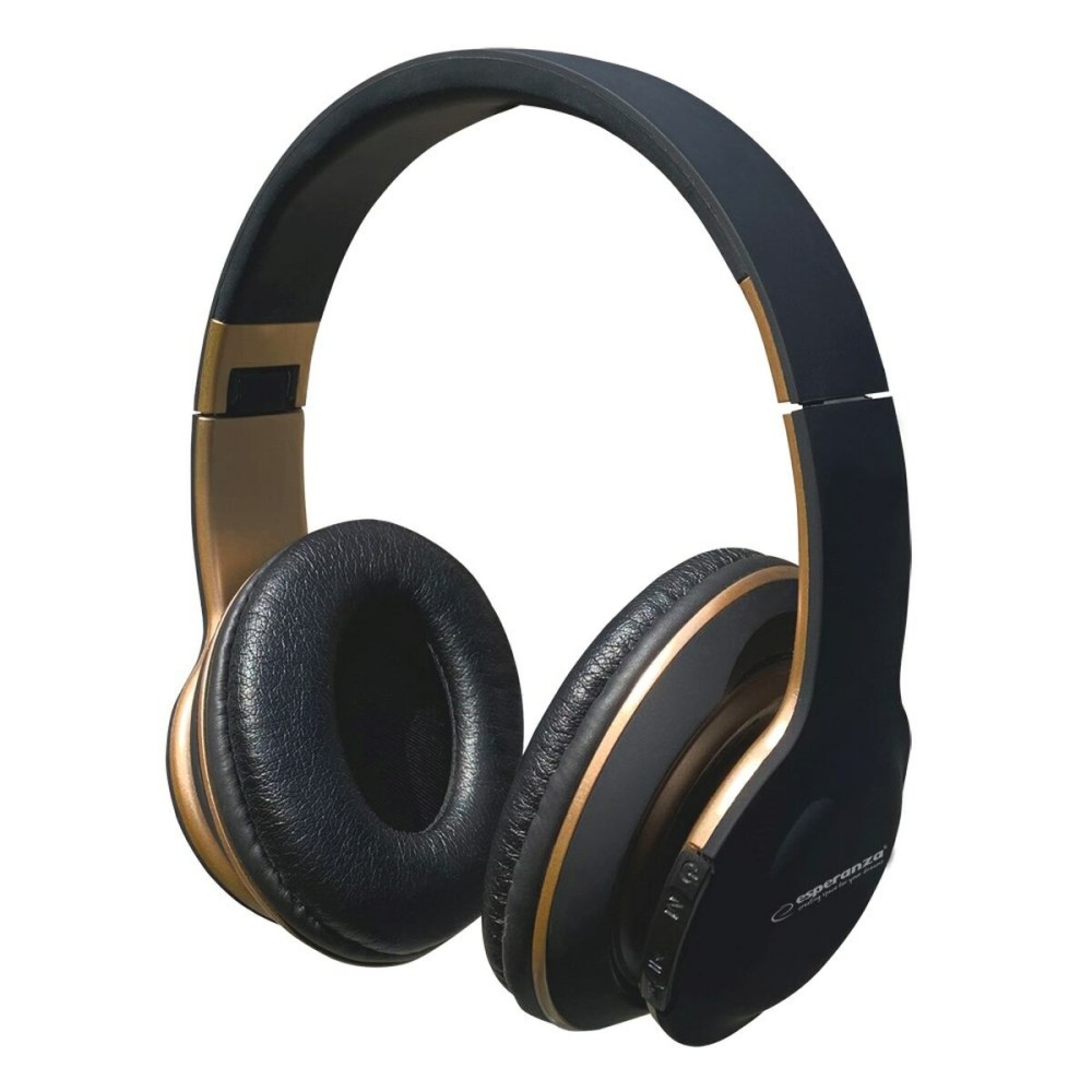 Casques Bluetooth avec Microphone Esperanza EH220 Noir