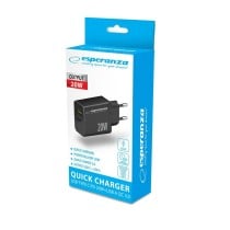 Wall Charger Esperanza EZC105K Black