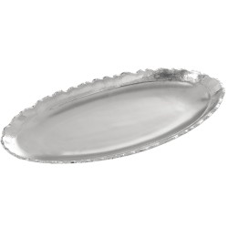 Centerpiece Alexandra House Living Silver Ceramic 5 x 41 x 18 cm