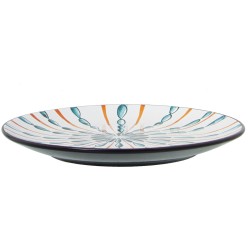 Centerpiece Alexandra House Living Blue White Ceramic 9 x 32 x 33 cm