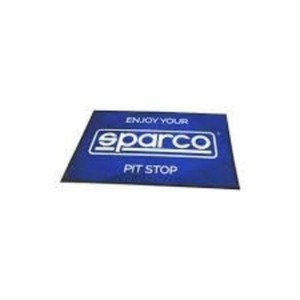 Teppich Sparco Enjoy your pit stop Blau