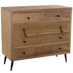 Commode Alexandra House Living Bois 89 x 39 x 81 cm