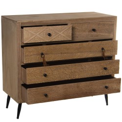 Chest of drawers Alexandra House Living Wood 89 x 39 x 81 cm