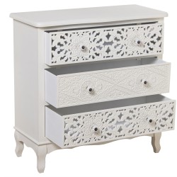 Commode Alexandra House Living Blanc Bois 75 x 34 x 76 cm