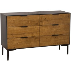 Chest of drawers Alexandra House Living Wood Metal 114 x 40 x 74 cm