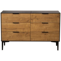 Chest of drawers Alexandra House Living Wood Metal 114 x 40 x 74 cm