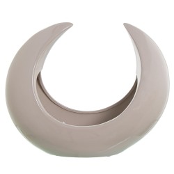 Centerpiece Alexandra House Living Grey Ceramic Moon 20 x 27 x 29 cm