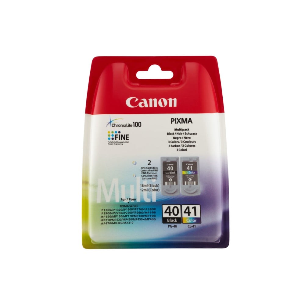 Original Ink Cartridge Canon PG-40/CL-41 Black Tricolour (2 uds)