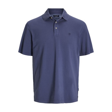 Herren Kurzarm-Poloshirt Jack & Jones JPRBLUWILLIAM  12257315 Blau