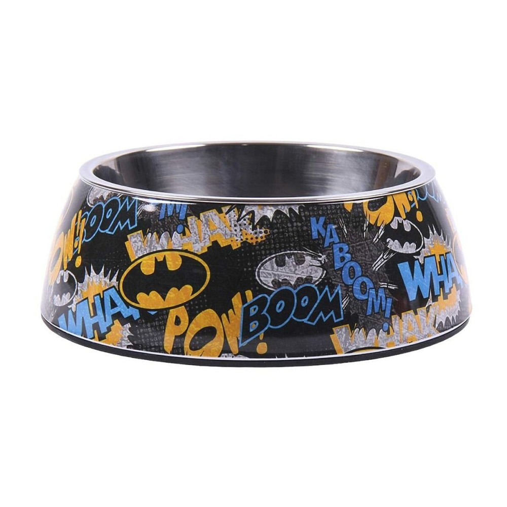 Futternapf für Hunde Batman Melamine 180 ml Schwarz Metall