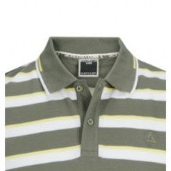 Polo à manches courtes homme Jack & Jones JCOHASS AOP 12254958 Vert