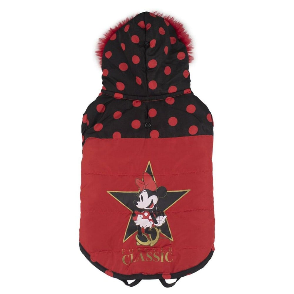 Dog Coat Minnie Mouse Black Red XXS