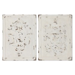 Décoration murale Home ESPRIT Blanc Néoclassique Décapé 58 x 4,5 x 78 cm (2 Unités)