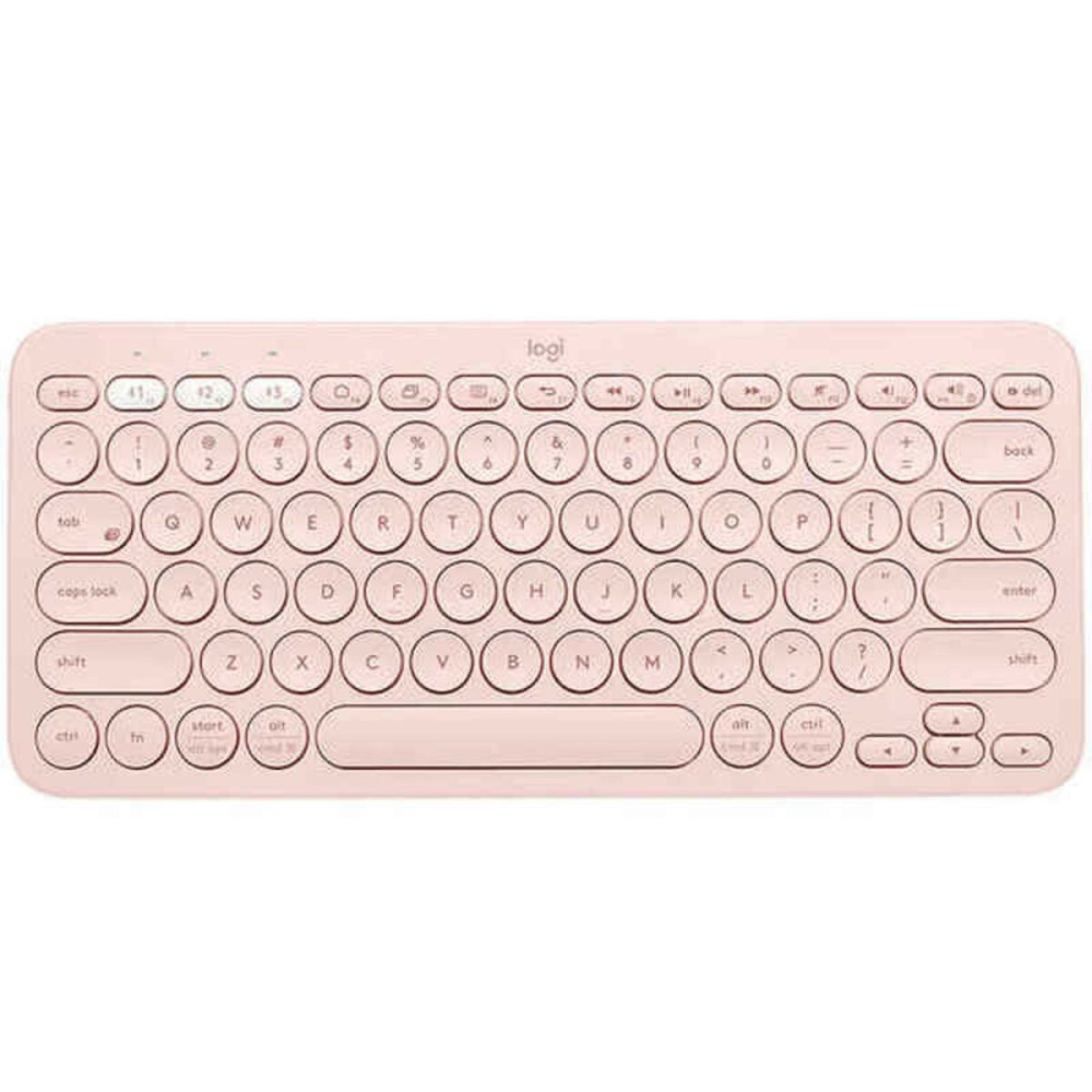 Clavier sans fil Logitech K380 Rose Espagnol Qwerty