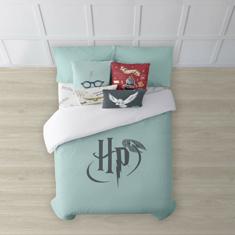 Housse de Couette Harry Potter Mint Multicouleur 175 Fils 220 x 220 cm Lit ½ persones