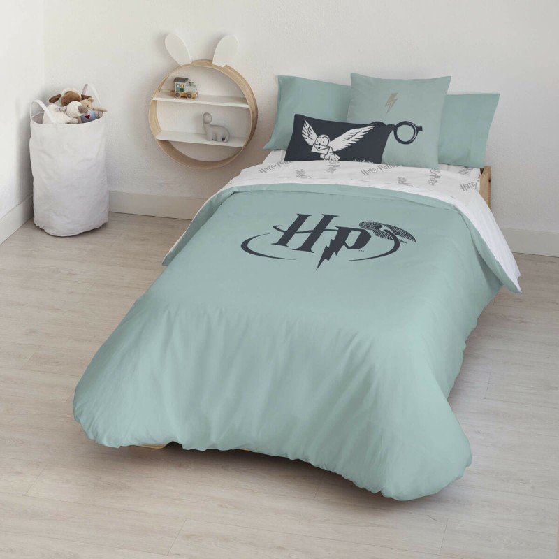 Housse de Couette Harry Potter Mint Multicouleur 175 Fils 220 x 220 cm Lit ½ persones