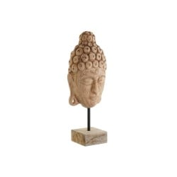 Deko-Figur DKD Home Decor Braun natürlich Buddha Orientalisch 20 x 12 x 48 cm