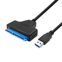 Adaptateur USB vers SATA pour Disque Dur Qoltec 51855 Noir