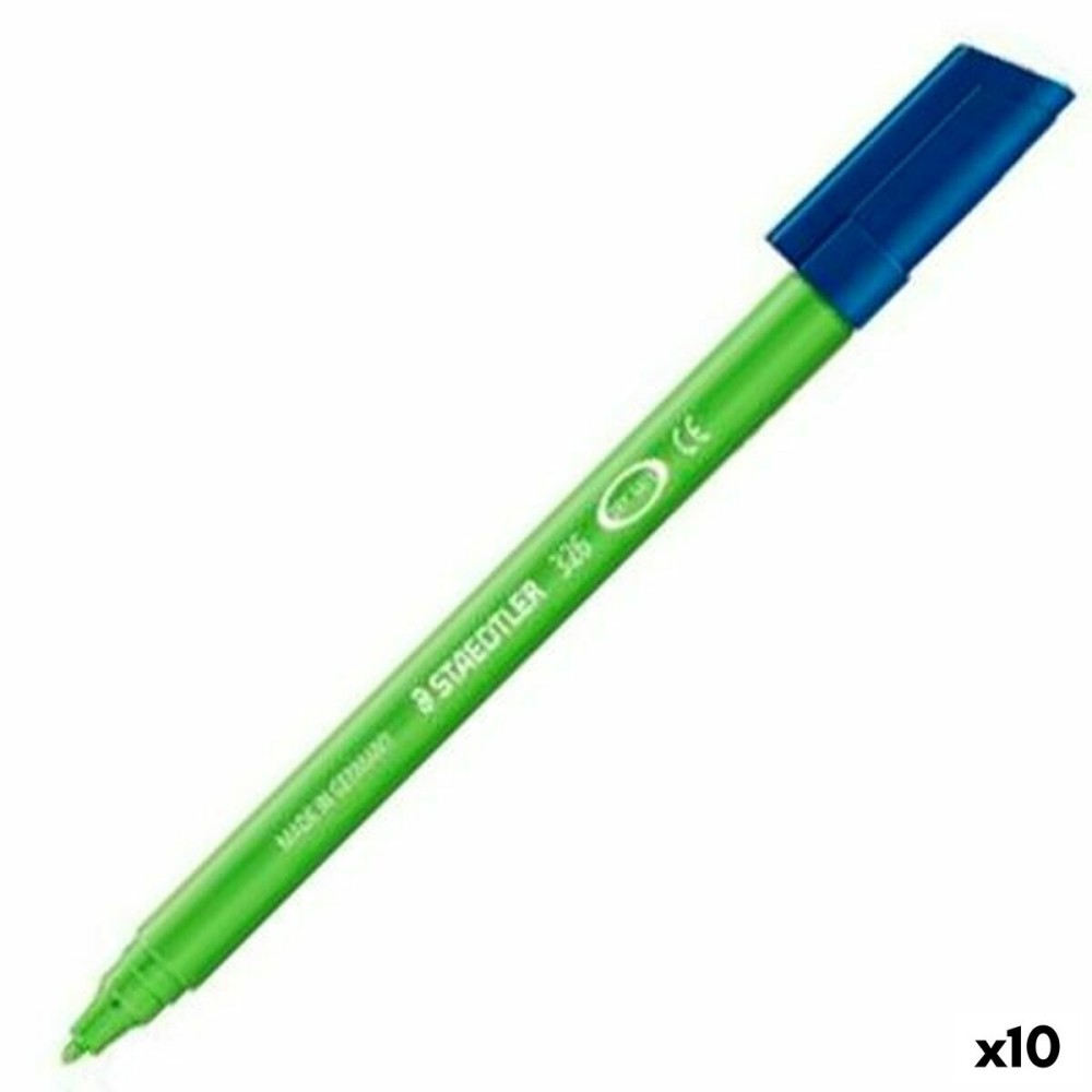 Felt-tip pens Staedtler Noris Club Light Green (10 Units)