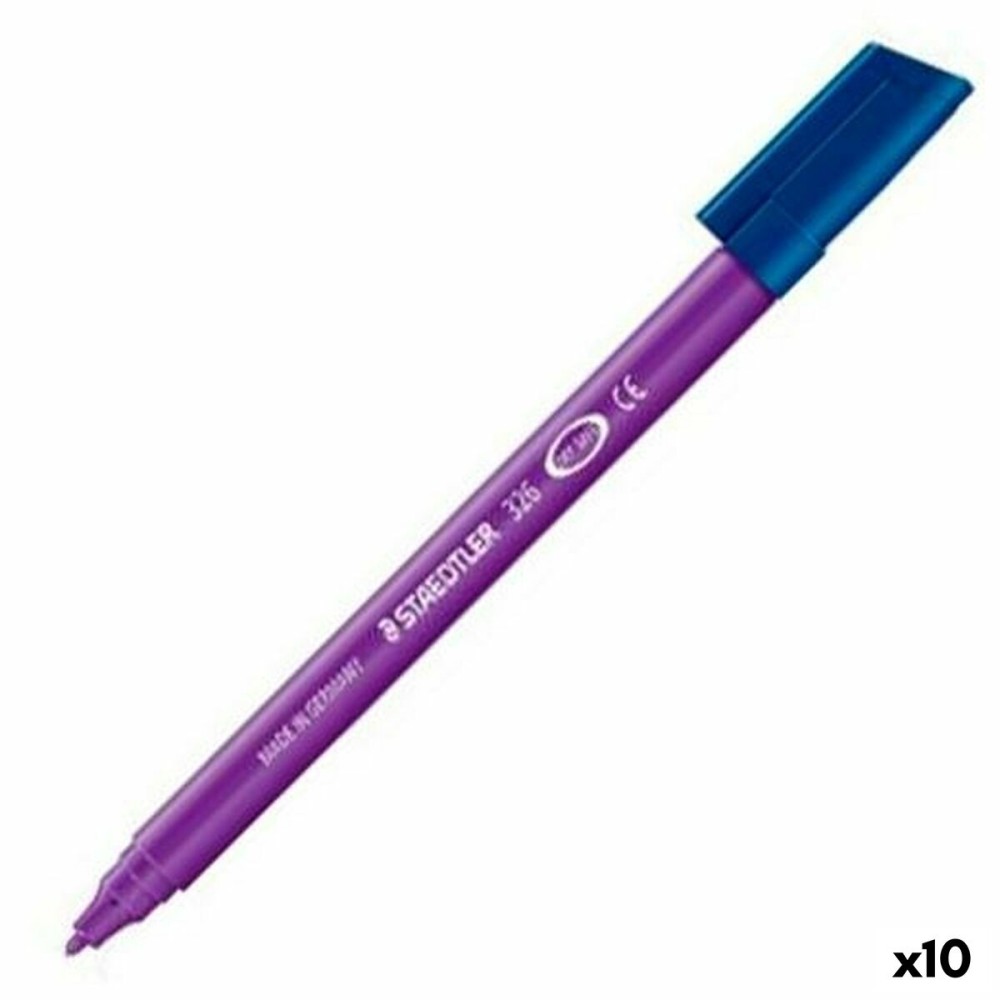 Felt-tip pens Staedtler Noris Club Lilac (10 Units)