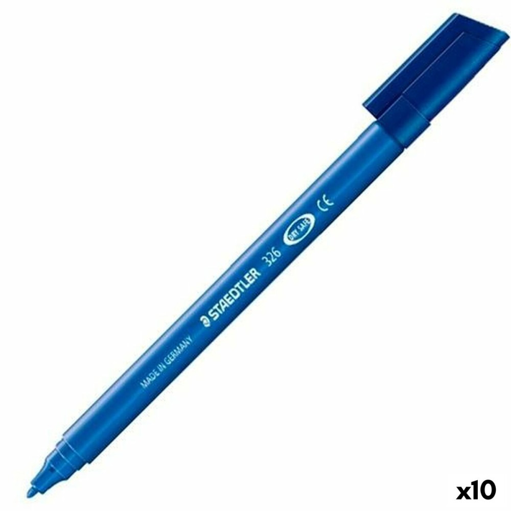 Felt-tip pens Staedtler Noris Club Blue (10 Units)