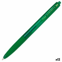 Pen Pilot Supergrip G Green 0,4 mm 1 mm (12 Units)