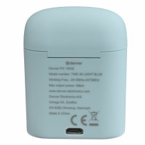 Oreillette Bluetooth Denver Electronics TWE-46LIGHTBLUE Bleu