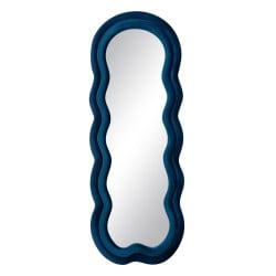 Wall mirror Blue Franela Wood Crystal Vertical 60 x 4 x 160 cm