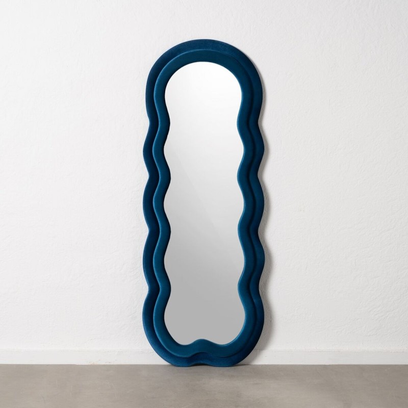 Miroir mural Bleu Franela Bois Verre Vertical 60 x 4 x 160 cm