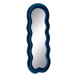 Wall mirror Blue Franela Wood Crystal Vertical 60 x 4 x 160 cm