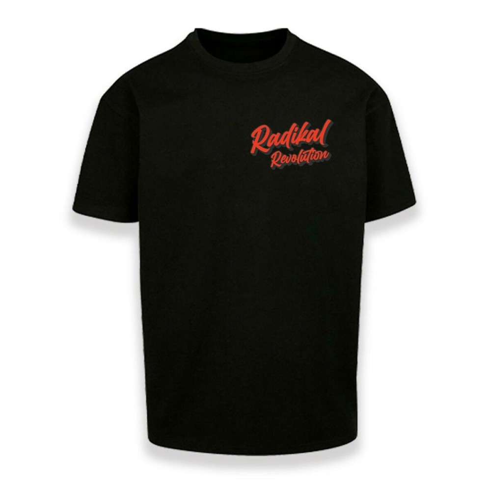 Herren Kurzarm-T-Shirt RADIKAL NICE FAT ASS Schwarz L