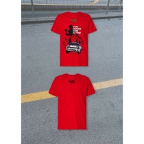 T-shirt à manches courtes homme RADIKAL YOU NEVER RUN ALONE Rouge XXXL