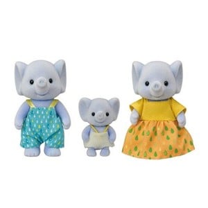 Poupées   Sylvanian Families  5376 The Elephant Family          