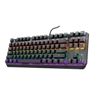 Gaming Tastatur Trust 24407 Schwarz Qwerty Spanisch