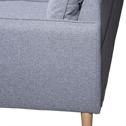 Sofa Alexandra House Living Grau 189 x 75 x 86 cm