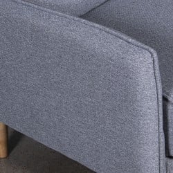 Sofa Alexandra House Living Grau 189 x 75 x 86 cm