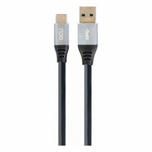 USB A zu USB-C-Kabel DCU Schwarz (1,5M)