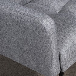 Canapé Convertible Alexandra House Living Gris 193 x 83 x 75 cm