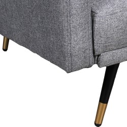 Canapé Convertible Alexandra House Living Gris 193 x 83 x 75 cm