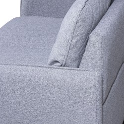 Sofa Alexandra House Living Grau 131 x 75 x 86 cm