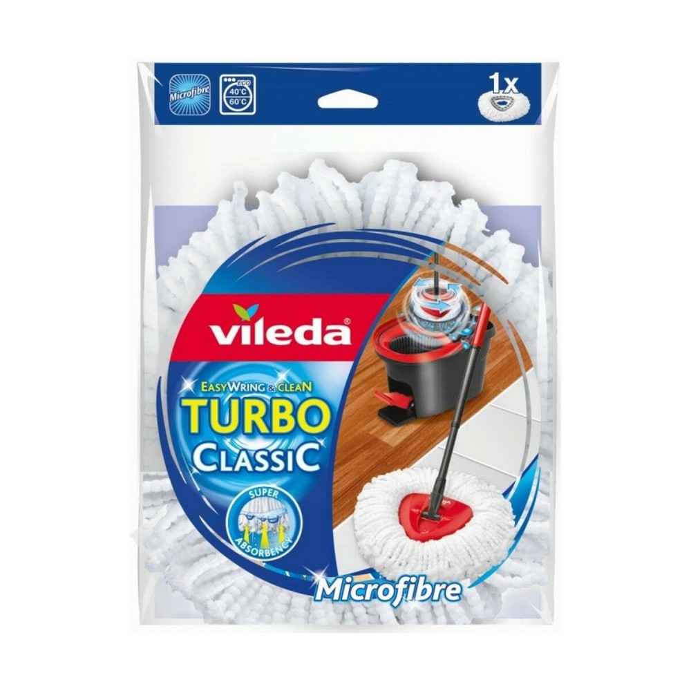 Rechange Pour Serpillière de Nettoyage Vileda TURBO ClassiC Microfibre (1 Unité)