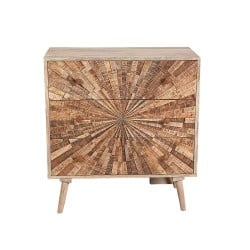 Chest of drawers Romimex Natural Mango wood 80 x 85 x 40 cm