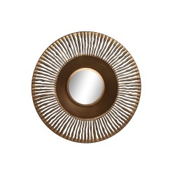 Wall mirror Home ESPRIT Copper Metal 50 x 6,5 x 50 cm